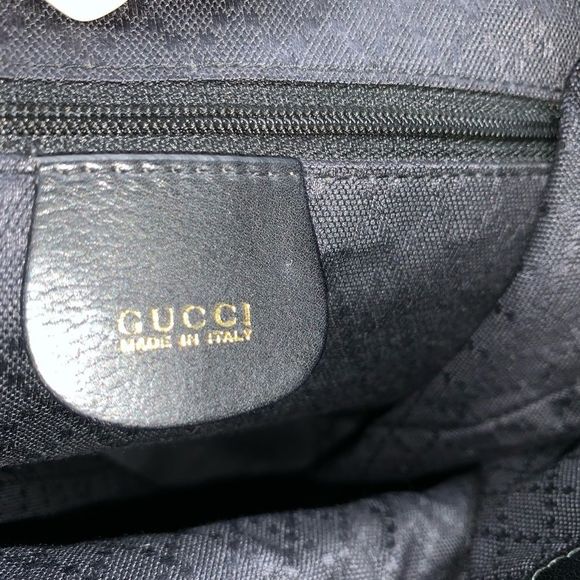 Gucci Black Leather Backpack with Bamboo Accents - Picture 12 of 15